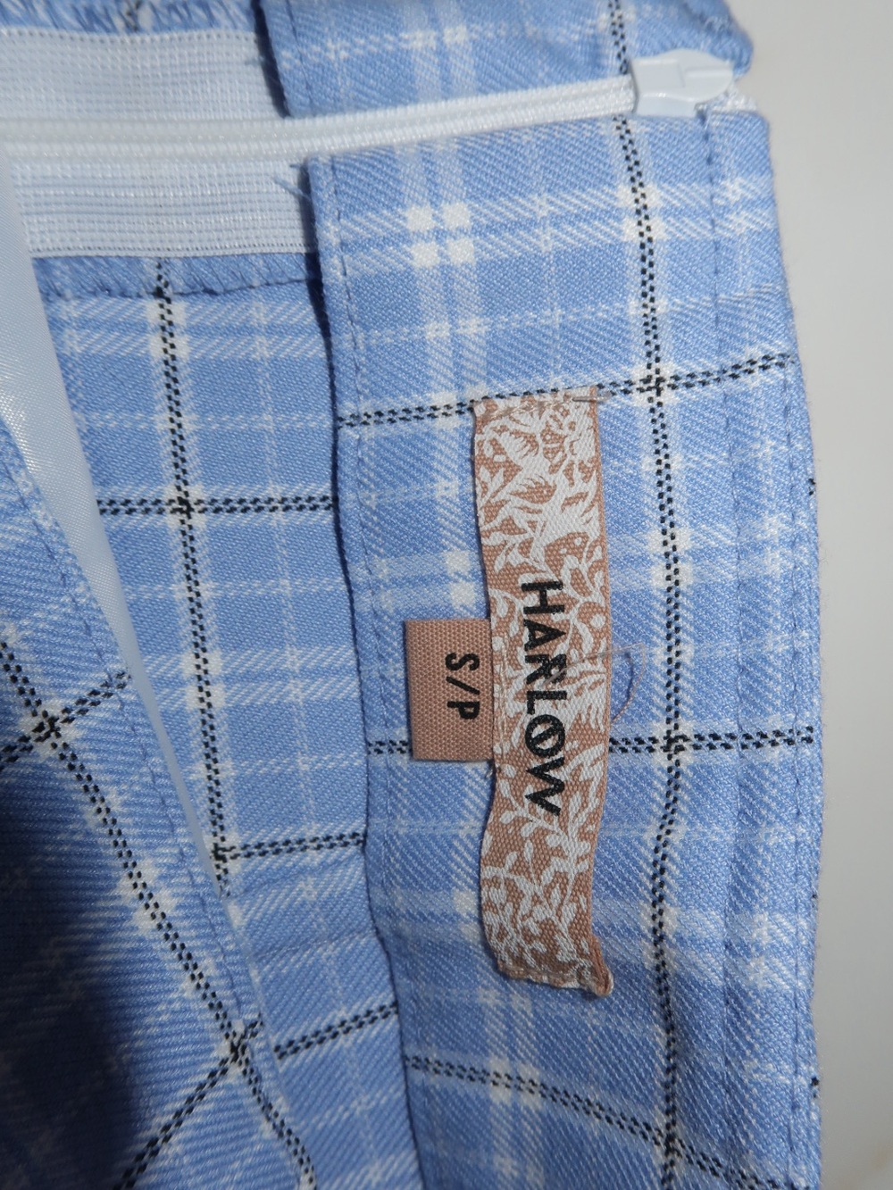Boathouse/Harlow Light Blue Plaid Mini Skirt - Picture 6 of 9